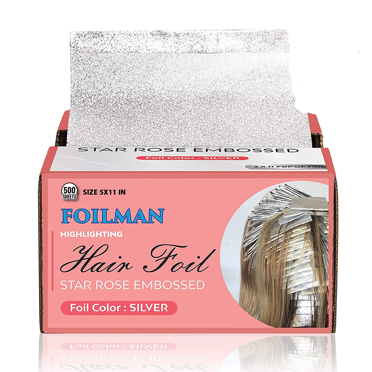 FASTFOILS 5 x 12 Inches Pre Cut Foils - Lightweight Hair Foils for  Highlighting - 75 Sheets