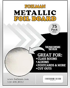 Metallic Foil Board Sheets For Arts & Crafts