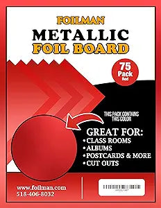 Metallic Foil Board Sheets For Arts & Crafts