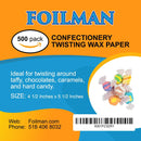Twisting Wax Papers (4.5 x 5.5 Inches)