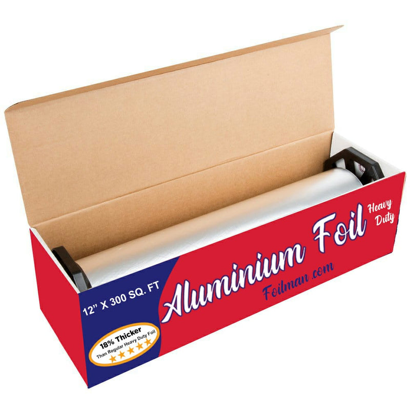 Heavy Duty 12 Inch x 300 Sq. Ft. Household Aluminum Foil Roll