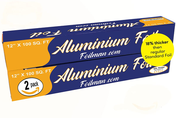Standard 12 Inch x 100 Sq. Ft. Household Aluminum Foil Roll